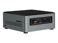 Intel NUC 6 DM Celeron QC J3455 1.5GHz 2GB 32GB Flash HD500 ac BT GbE 65W IR receiver W10H64, BOXNUC6CAYSAJ, 33523300, Desktops