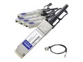 AddOn 40GBase-CU QSFP+ to 4xSFP+ Direct Attach Passive Twinax Cable for IBM, 3m, 49Y7887-AO, 18191010, Cables AddOn 40GBase-CU QSFP+ to 4xSFP+ Direct Attach Passive Twinax Cable for IBM, 3m, 49Y7887-AO, 18191010, Cables