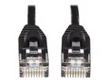 Tripp Lite Cat6a Gigabit Snagless Molded Slim UTP Network Patch Cable, Black, 20ft, N261-S20-BK, 38027111, Cables