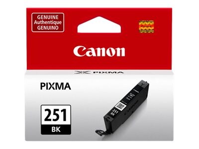 Canon Black CLI-251BK Ink, 6513B001, 15139208, Ink Cartridges & Ink Refill Kits - OEM