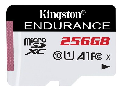 Kingston 256GB microSDXC Endurance Flash Memory Card, Class 10 , SDCE/256GB, 41646335, Memory - Flash