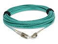 AddOn LC-LC 50 125 OM3 LSZH LOMM Duplex Fiber Cable, Aqua, 35m, ADD-LC-LC-35M5OM3, 41057517, Cables