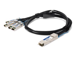 AddOn QSFP-4SFP25G-CU1-5M-AO Main Image from Right-angle