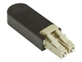 Black Box Fiber Optic Loopback, OM3 50-Micron Multimode, Black, LC , FOLB50M3-LC, 33007436, Network Test Equipment