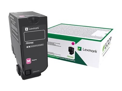 Lexmark Magenta Return Program Toner Cartridge for CS720 Series (TAA Compliant), 74C0SMG, 31924214, Toner and Imaging Components - OEM