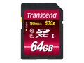 Transcend 64GB SDXC Ultimate UHS-1 Memory Card, Class 10, TS64GSDXC10U1, 21090113, Memory - Flash