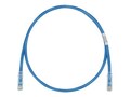Panduit Cat6E 28AWG UTP Copper Patch Cable, Blue, 15ft, UTP28SP15BU, 19134851, Cables