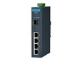 Quatech Advantech EKI-2725F DIN RM WM Unmanaged Switch 4xGbE 1xSFP, EKI-2725F-AE, 35165201, Network Switches