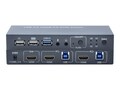 Bytecc 2-PORT HDMI USB3.0 KVM SWITCH, KVM-HM2-1, 41779638, KVM Switches
