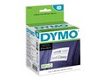 DYMO White Adhesive Badges, 2-1 4 x 4 - 250 badges roll, 30857, 447854, Paper, Labels & Other Print Media