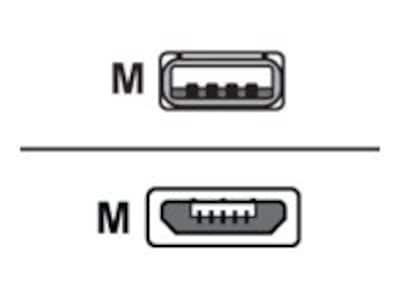 Zebra USB Micro B to USB Type A Cable with Twist Lock 6, 1.8m, P1063406-045, 20075931, Cables