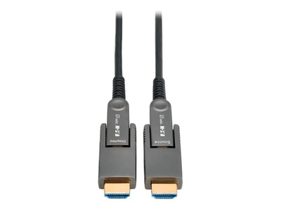 Tripp Lite 8K @60Hz HDMI M M HDR HDCP 2.3 Fiber Active Optical Cable w  Detachable Connectors, Black, 40m, P568FMM-40M-8K6               , 41881998, Cables