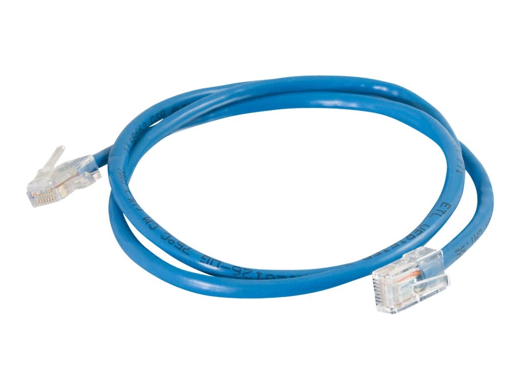 Blue Ethernet Network Cable 6ft Cat 5E Non-Booted Unshielded UTP
