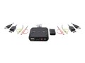 IOGEAR 2-Port USB DisplayPort KVM Switch, GCS52DP, 34802001, KVM Switches