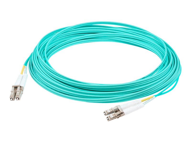 0.5m OM3 LC to LC Male Duplex 50/125 Patch Cable Fibre Optic Cable 0.5 Metre Fibre Optic Cable