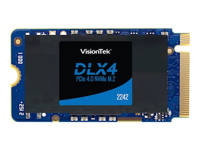VisionTek 512GB DLX4 PCIe 4.0 x4 NVMe M.2 2242 Internal Solid State Drive , 901561, 41612998, Solid State Drives - Internal VisionTek 512GB DLX4 PCIe 4.0 x4 NVMe M.2 2242 Internal Solid State Drive , 901561, 41612998, Solid State Drives - Internal