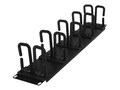 CyberPower Carbon Rack Cable Management 2U Flexible Ring Cable Manager, CRA30006, 33221109, Rack Cable Management