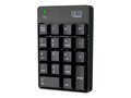 Adesso Wireless Spill-Resistant 18-Key Numeric Keypad, WKB-6010UB, 35021400, Keyboards & Keypads