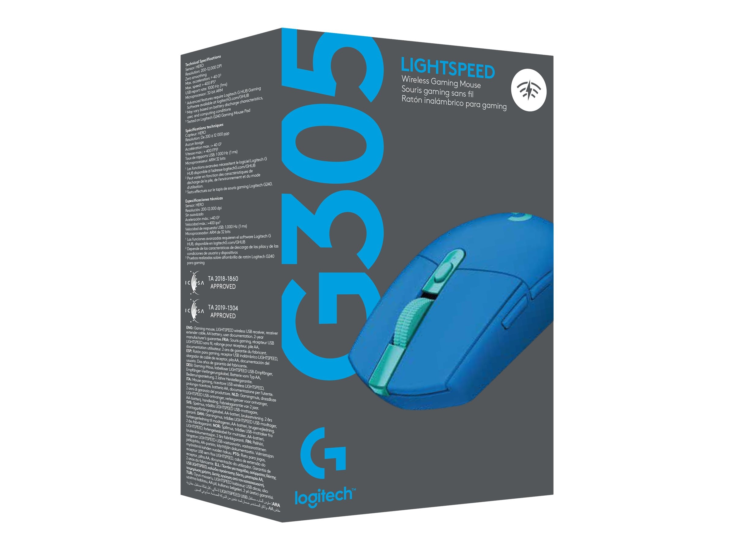 Logitech G305 Lightspeed Wireless Gaming Mouse Blue 910