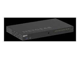 NETGEAR GSM4212UX-100NAS Main Image from Left-angle