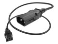 UNC P-Lock Power Cable C13-C14 Blu , PWRC13C1403FBLK-P, 41247977, Power Cords