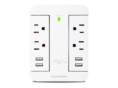 CyberPower CYBERPOWER GP400U4AWH SURGE, GP400U4AWH, 41815966, Surge Suppressors
