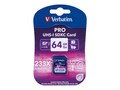 Verbatim 64GB SDXC UHS-I Flash Memory Card, Class 10, 97466, 41135086, Memory - Flash Verbatim 64GB SDXC UHS-I Flash Memory Card, Class 10, 97466, 41135086, Memory - Flash