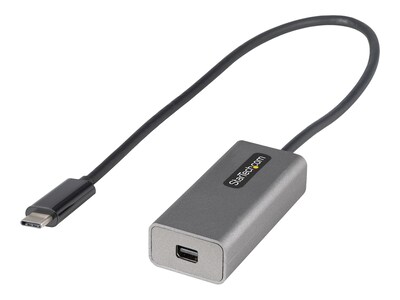 StarTech.com 4K 60Hz USB C to Mini DisplayPort Adapter Converter with 12in Cable, CDP2MDPEC, 41324015, Cables