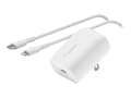 Belkin Wall Charger w 1m Cord, 20W, WCA006DQ1MWH-B5, 41417299, AC Power Adapters (external) Belkin Wall Charger w 1m Cord, 20W, WCA006DQ1MWH-B5, 41417299, AC Power Adapters (external)