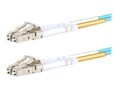 FS LC UPC to LC UPC Duplex OM4 Multimode PVC (OFNR) 2.0mm Fiber Optic Patch Cable, 3m, 40233, 41635215, Cables