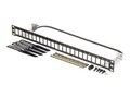 Ortronics 24-Port Unloaded Shielded Flat Patch Panel, PHDTKSU24, 33744313, Patch Panels