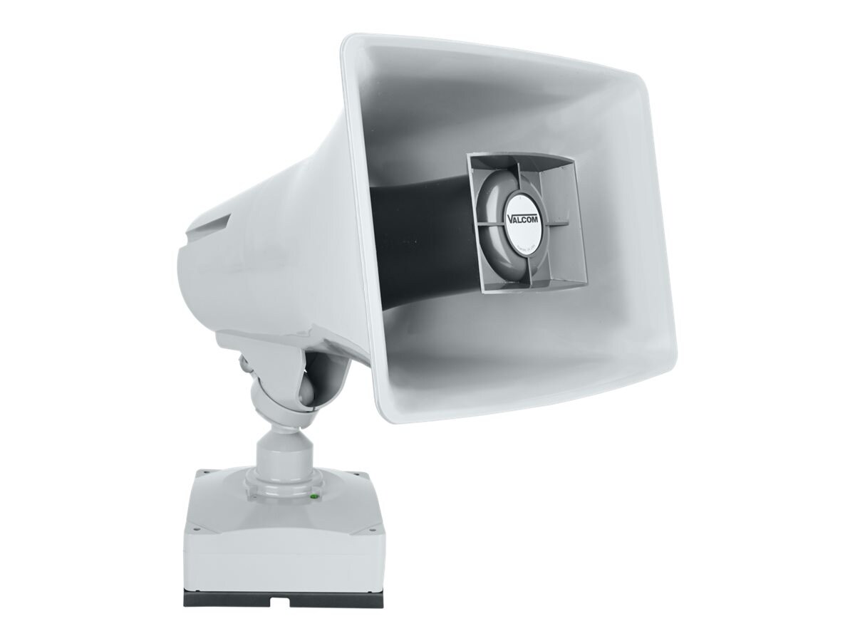Vip Horn Valcom InformaCast Compliant IP High Power Paging Horn (VIP-142-GY-IC)