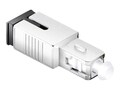 Axiom 2dB SC APC Singlemode Fixed Fiber Optic Attenuator, Simplex, Male-Female, 2-pack, ATT-SCA-02D-2PK-AX, 41547169, Cable Accessories