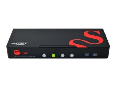 Siig 4-Port HDMI 2.0 4K HDR Smart Console KVM Switch w USB 3.0 (CE