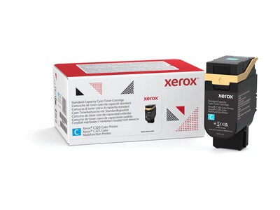 Xerox Cyan Standard Capacity Use & Return Toner Cartridge for C325, 006R04820                     , 41816160, Toner and Imaging Components - OEM