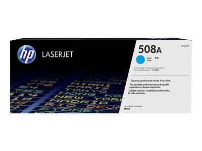 HP 508A Cyan LaserJet Toner Cartridge w  JetIntelligence, CF361A, 19055360, Toner and Imaging Components - OEM