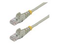StarTech.com Cat5e Snagless Patch Cable, Gray, 3ft, 45PATCH3GR, 222124, Cables