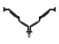 Kensington SmartFit One-Touch Height Adjustable Dual Monitor Arm, K59601WW, 41149194, Stands & Mounts - Desktop Monitors