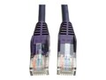 Tripp Lite Cat5e 350MHz Snagless Molded Patch Cable, Purple, 14ft, N001-014-PU, 20079289, Cables