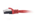 C2G CAT6A Snagless Shielded (STP) Ethernet Network Patch Cable, Red, 15ft, C2G07369                      , 41916243, Cables