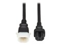 Eaton 15A 250V 14AWG C15 to P-Lock C14 Heavy-Duty Power Cord, Black, 3ft, 6-Pack, P018-E03-6 , 41973728, Power Cords Eaton 15A 250V 14AWG C15 to P-Lock C14 Heavy-Duty Power Cord, Black, 3ft, 6-Pack, P018-E03-6 , 41973728, Power Cords
