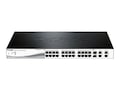 D-Link Web Smart DES-1210-28 1U DM Managed Switch 512KB RAM 24xFaE 4xGbE 2xSFP 1xPSU, DES-1210-28P, 12329209, Network Switches