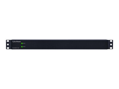 CyberPower Basic PDU 200 230V 30A 1U RM L6-30P Input 10ft Cord (12) Rear C13 Outlets, RoHS, PDU30BHVT12R, 11261960, Power Distribution Units