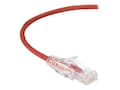 Black Box CAT6 28AWG 250MHz UTP Slim-Net Patch Cable, Red, 5ft, C6APC28-RD-05, 34613841, Cables Black Box CAT6 28AWG 250MHz UTP Slim-Net Patch Cable, Red, 5ft, C6APC28-RD-05, 34613841, Cables