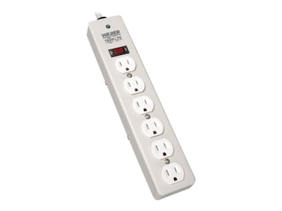 Tripp Lite Commercial Grade Surge Suppressor (6) Outlets 6ft Cord 1050 Joules, DG206, 13915381, Surge Suppressors Tripp Lite Commercial Grade Surge Suppressor (6) Outlets 6ft Cord 1050 Joules, DG206, 13915381, Surge Suppressors