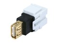 Monoprice KEYSTONE JACK - USB 2F F CPLR, 6561                          , 41898153, Cables