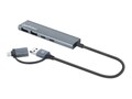 Manhattan 4-Port USB 3.0 Type-C A Combo Hub, 181075                        , 41963381, Network Hubs