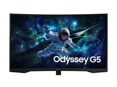 Samsung 32 Odyssey G55C QHD LED-LCD Curved Monitor, S32CG552EN, 41768870, Monitors