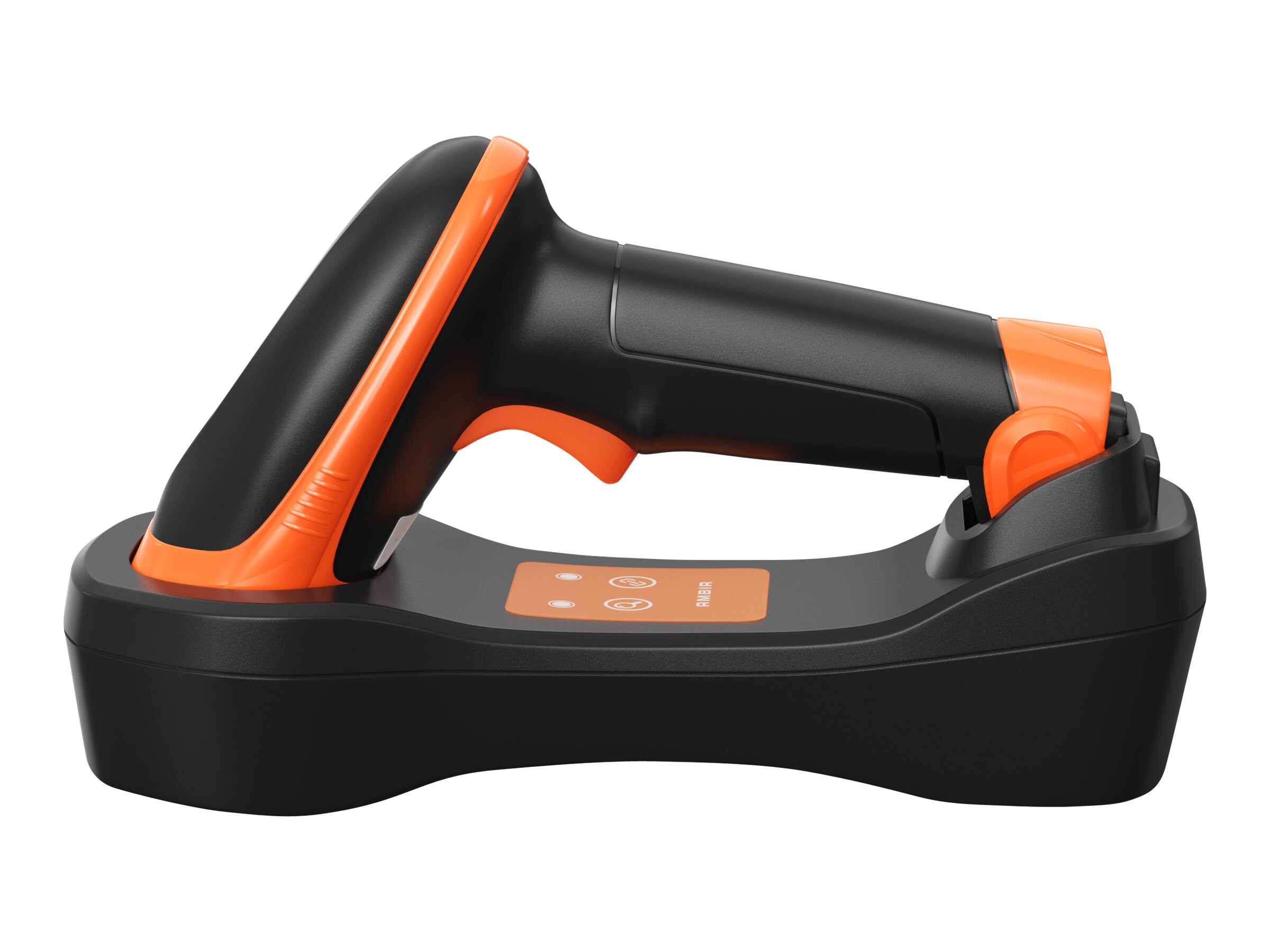 AMBIR Wireless Barcode Scanner with 2.4Ghz USB Charging Station (BR300-BL )