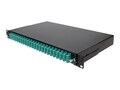 AddOn 19-inch Rack Mount 1U Patch Panel with 48 LC Duplex, Multi-Mode OM4, ADD-1U48LCDM4, 41426261, Patch Panels
